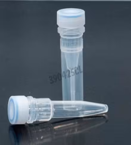 Microtube cl 0,5 ml jupe cap vis pr insert avec oring rn-dnase free stérile x 1000