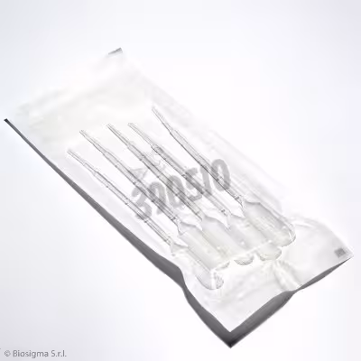 Pasteur pipette 1 ml 145 mm graduée stérile 5 x 1000