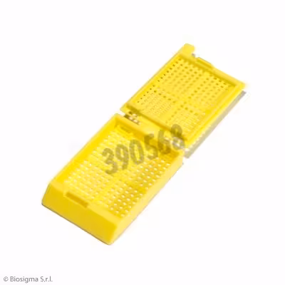 Cassette d inclusion biopsie en POM jaune x 2000