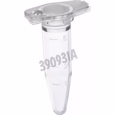 Microtube clear-lock 0,5 ml CLEARLINE vrac x 500
