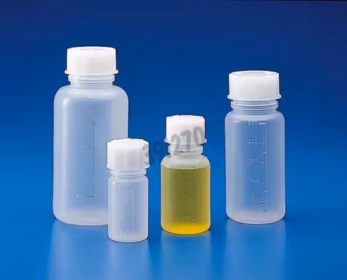 Flacon PE gradué à col large normalisé 500 ml x 25