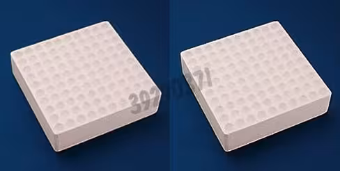 Portoir en polystyrène expanse pour 100 tubes 16 mm