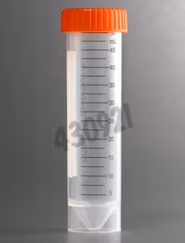 Tube à centrifuger 50 ml PP jupé CentriStar bouchon plat vrac stérile en sachet x 500