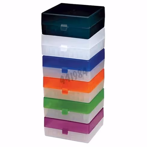 Boîte polar safe pour 100 tubes rouge orange