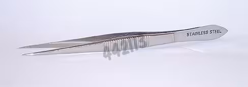 Forceps acier inoxydable bouts pointus 115 mm