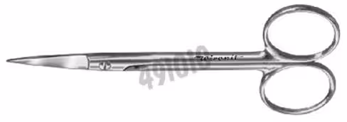 Ciseaux à dissection Wironit pointu - pointu droit longueur 110 mm