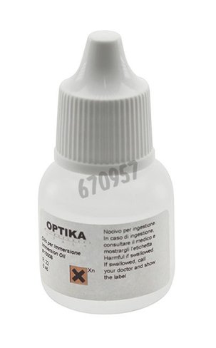 Huile à immersion 10 ml flacon Compte-gouttes plastique