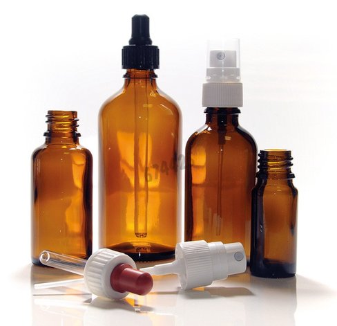 Flacon Compte-gouttes ambré 10 ml x 180