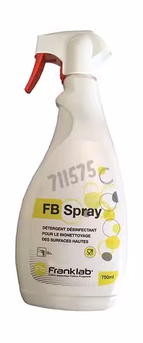 Spray Détergent fb spray sols et surfaces désinfectant neutre spray 750 ml x 12