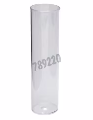 Flacon drosophile étroit PS sur plateau 25 x 95 cm - 5 x 100