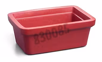 Bac à glace midi 4 l rouge