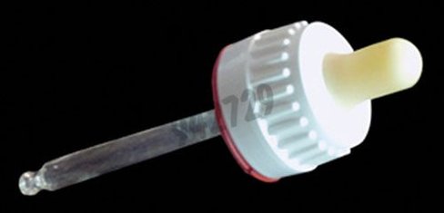 Bouchon compte-gouttes avec tube en verre din28 pour flacon 30 ml