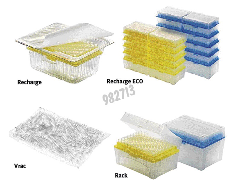 Pointe à filtre 1-20 µl ultra micro universelle en rack TREFF x 96 x 5