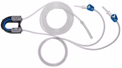Set de tuyaux d'irrigation à usage unique pour E Select 2 percuteurs, réglage débitmétrique, lg 3m double blister