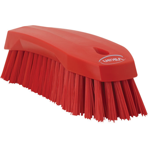 Brosse à main longueur 200 mm dur rouge pour laboratoire