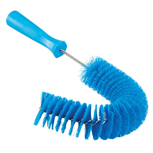 Brosse à main flexible 360 mm medium bleue