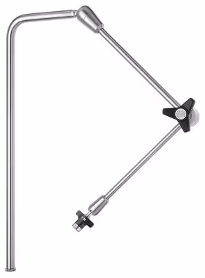 Bras porte-instrum en L, taille moy Raccord KS- A combiner Livré seul