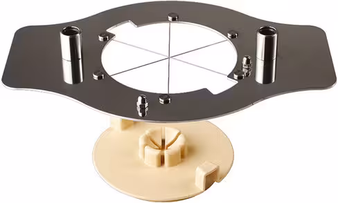 Diviseur 6 quartiers - bloc lames et poussoir diamètre 8 cm