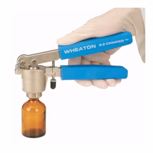 Pince à sertir E-Z CRIMPER pour capsules en aluminium de 11mm avec insert de piston