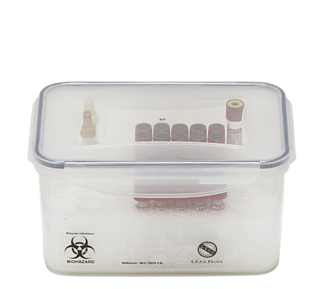 Boîte Multibox rigide étanche 240 x 170 x 126 mm - emballage secondaire de 3,5L