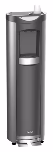 Fontaine mixte Evopure à pédales 40 l/h - eau froide/ tempérée - gris basalte + Watersafe