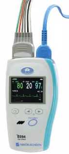 Transmetteur patient ZS-620PG, 1 canal, écran 1.1 pouces, pour mesure des paramètres : ECG, respiration