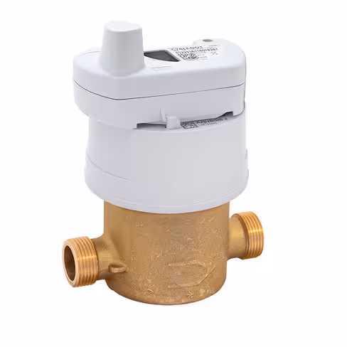 Compteur volumétrique Aquadis Plus P1HR - DN 15 - Corps laiton,cadran plastique,Everblu - Antilles