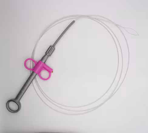 Anse à polypectomie - Ø 2,4 mm l. 230 cm - boucle Ø 20 mm ovale rotative - Neosnare Chaude - 10 unités