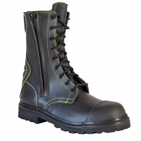 Rangers pompier type C cousues - avec membrane R80 CS classe 1 - type 2 HI3 - cuir noir doublé sympatex