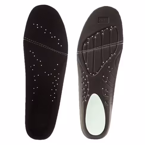 Semelle de propreté intérieure de rechange - forme anatomique - polyéthylène antistatique - noir - la paire