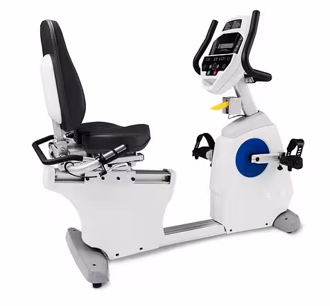 Vélo Semi Allongé 7.0 R - Dyaco Medical De 5 à 750 Watts - Seuil d’enjambement bas - Roulettes de