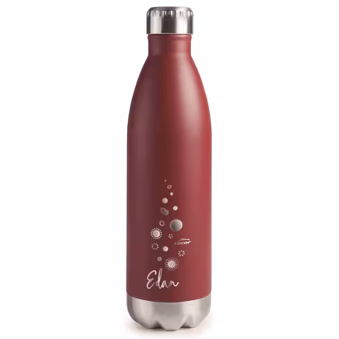 Bouteille isotherme inox bordeaux 75 cl