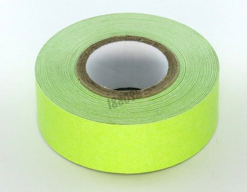 Rouleau ruban chartreuse 55m x 13 mm clearline x 6