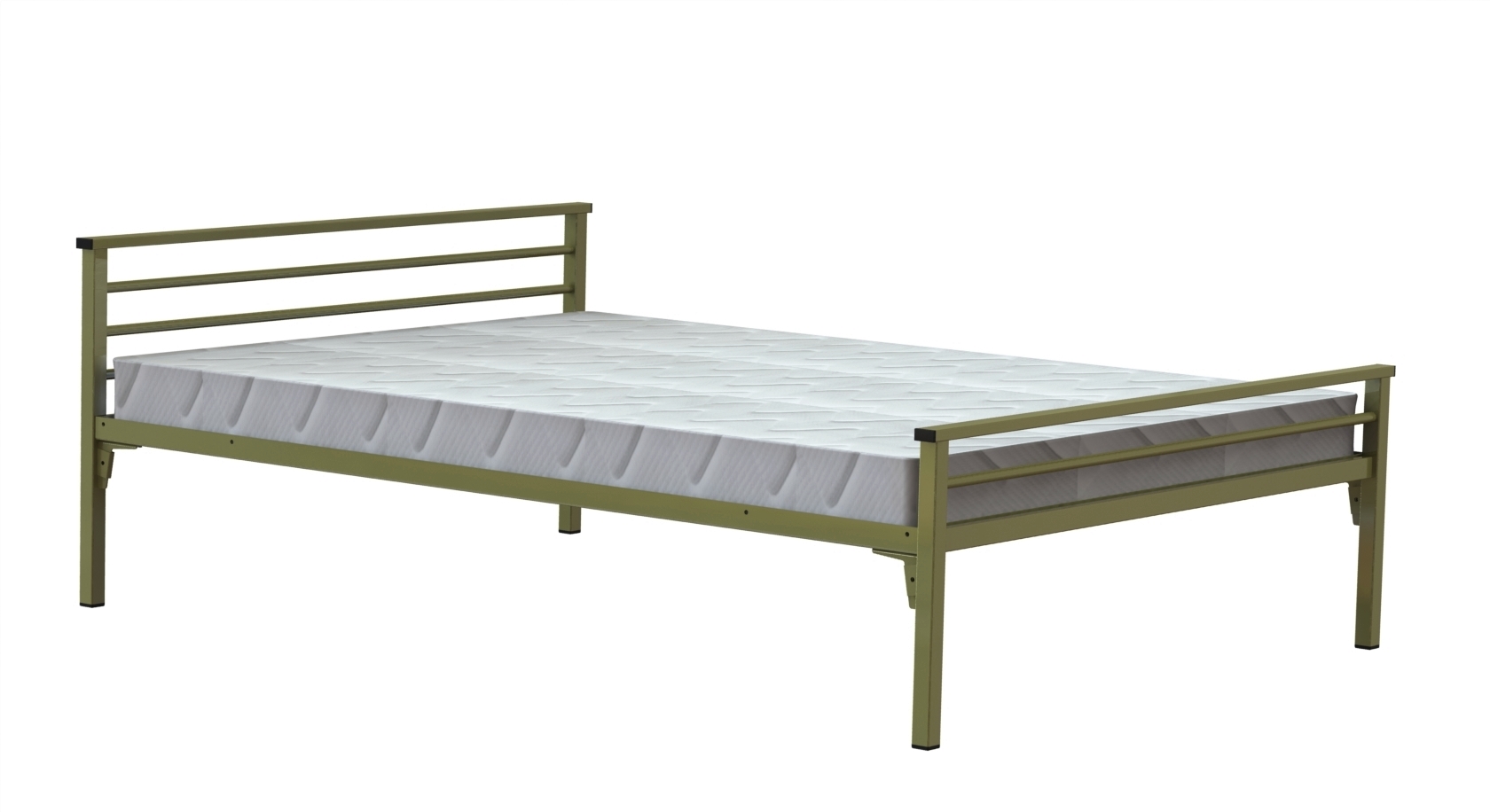 Lit 3 traverses - Yun - 140 x 190 cm - sommier panneau