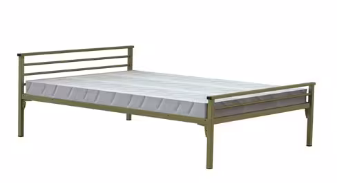 Lit 3 traverses - Yun - 140 x 190 cm - sommier panneau