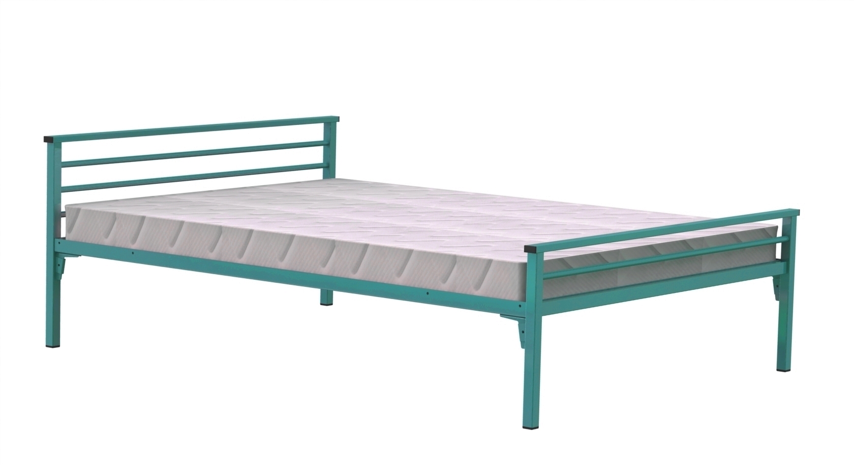 Lit 3 traverses - Yun - 140 x 200 cm - sommier métallique