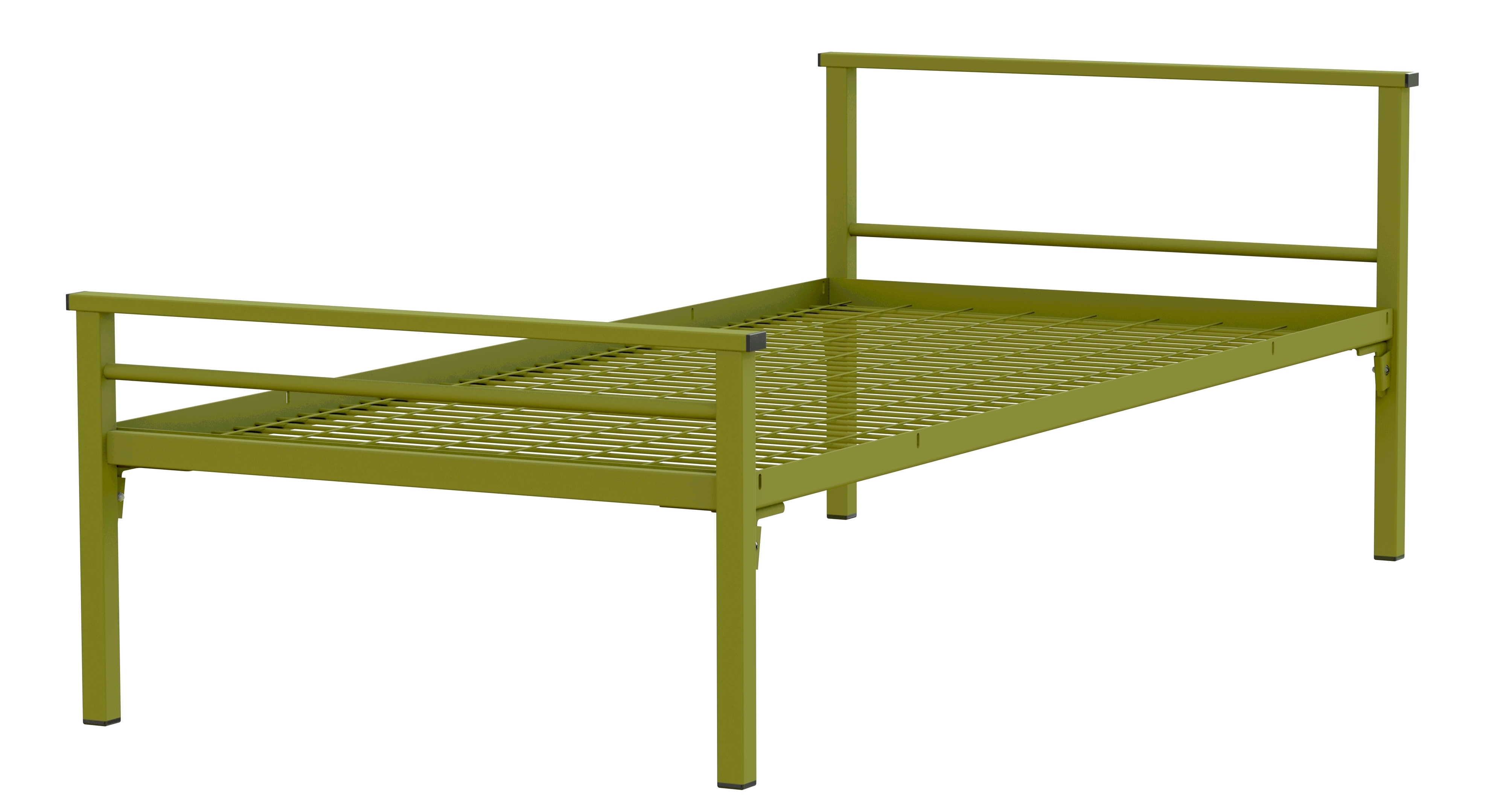 Lit 1 traverse - Yun - 80 x 190 cm - sommier métallique - pour personne à mobilité réduite