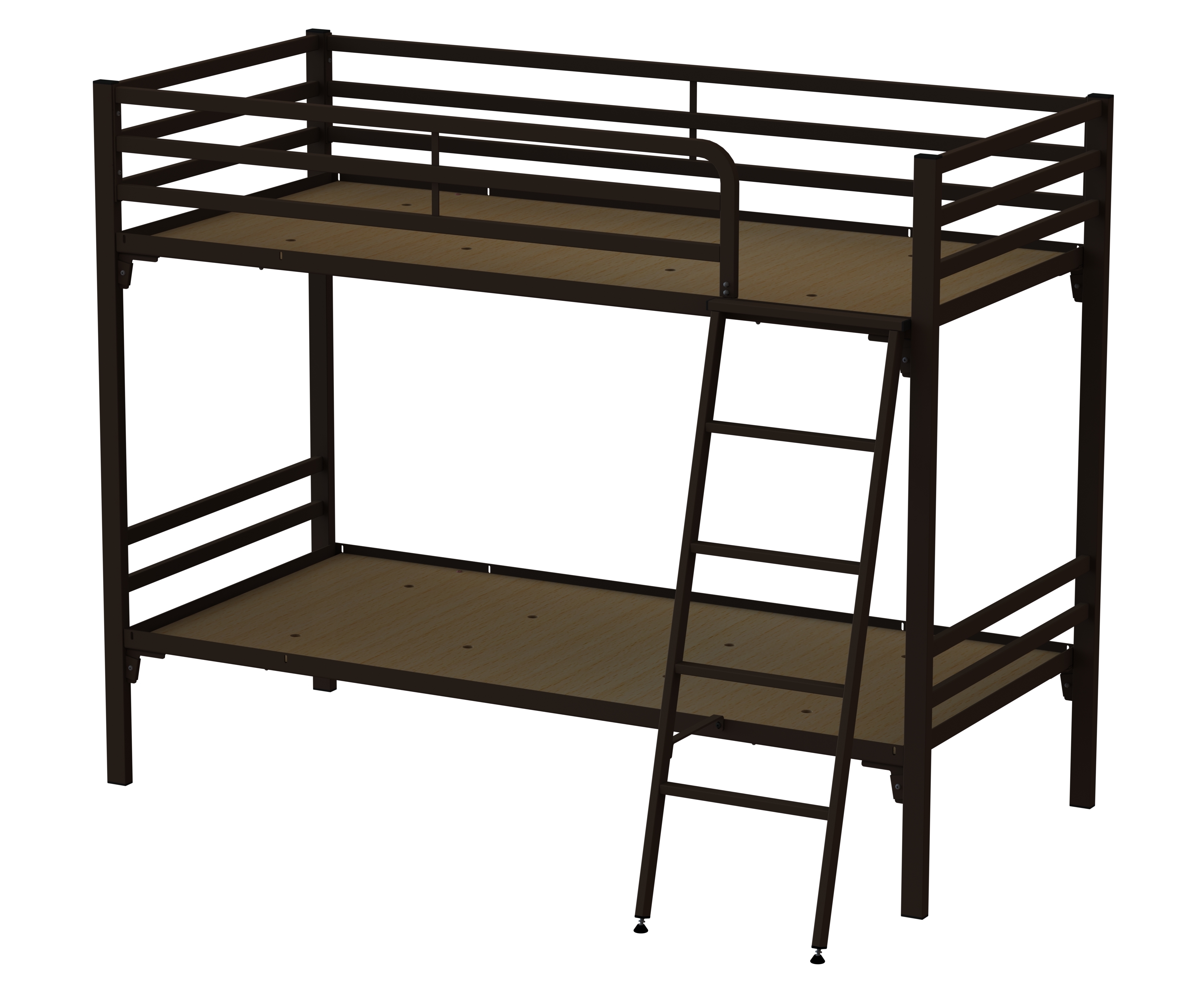 Lit superposé - Yun - 90 x 190 cm - sommier panneau