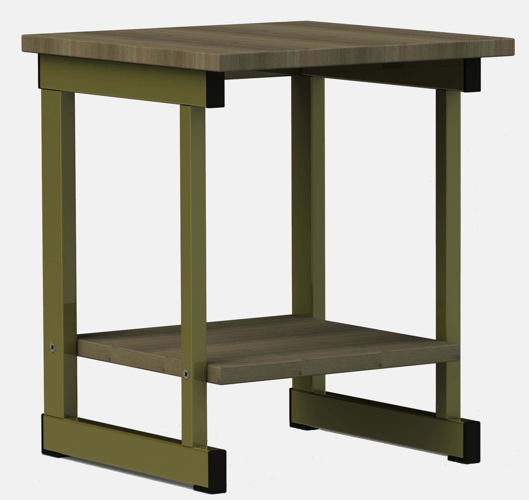 Chevet tabouret - Yun - l. 38 x h. 46 x pr. 38 cm