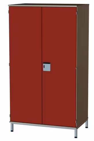 Armoire 2 portes - Yun - l. 99,7 x h. 180,7 x pr. 61,7 cm - 1 porte penderie - 1 porte lingère
