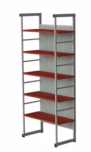 Bibliothèque - Yun - l. 80 x h. 186,1 x pr. 41,4 cm - 5 tablettes