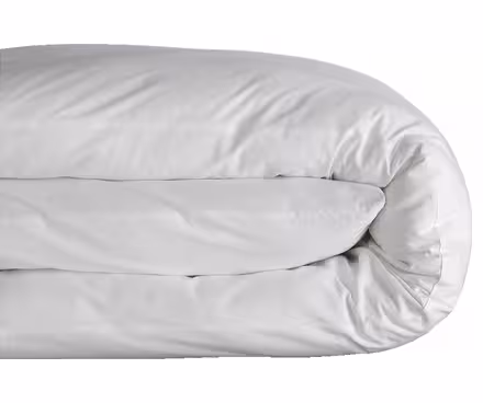 Housse de couette 100 % coton blanc - 145 x 210 cm - lot de 10