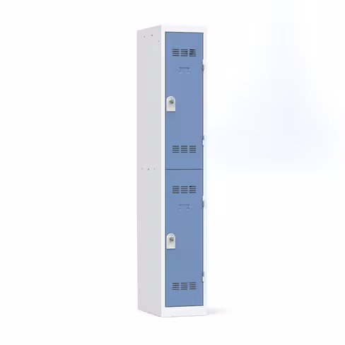 Vestiaire non visitable 1 colonne 2 casiers - l. 30 cm impératif : serrure en option 