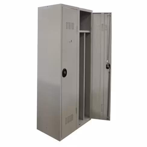 Vestiaire industrie salissante 2 colonnes inox impératif : serrure en option