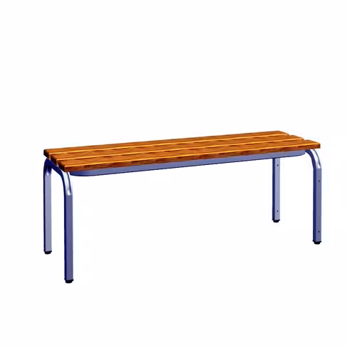 Banc central l. 120 cm - lames bois