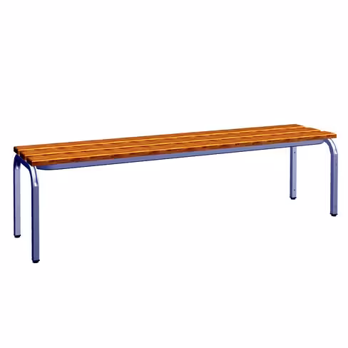 Banc central l. 175 cm - lames bois