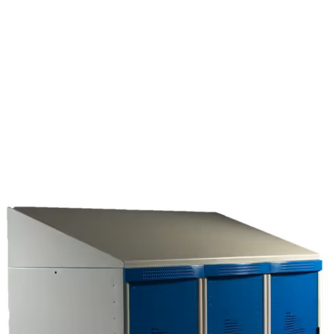 Coiffe pour vestiaire industrie propre 3 colonnes