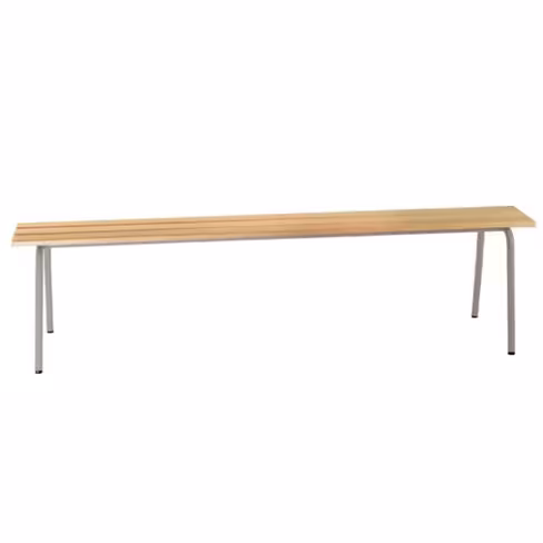 Banc central lames bois - 160 cm