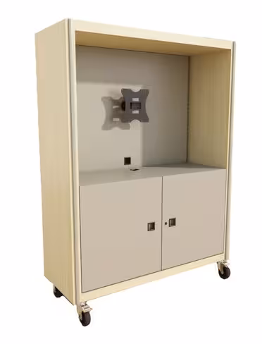 Meuble pour jeu vidéo Nova - sur roulettes - stratifié