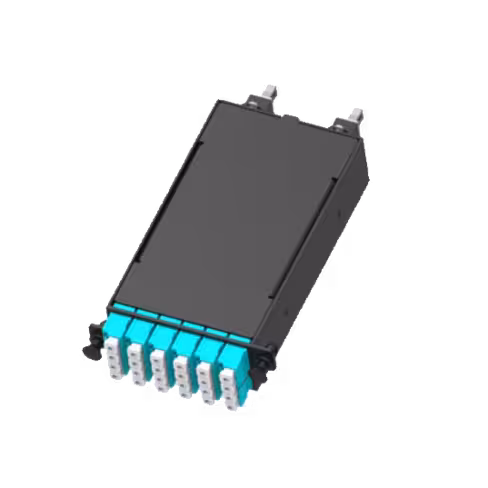 Cassette 12 LC Duplex MPO/MTP OM4 - Lienk - pour châssis MPO/MTP